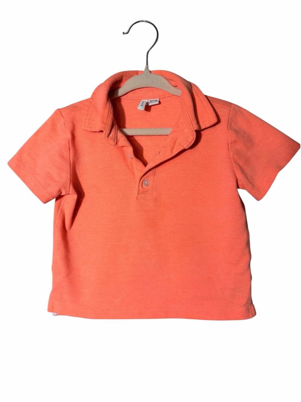 Janie and Jack Coral Short Sleeve Polo